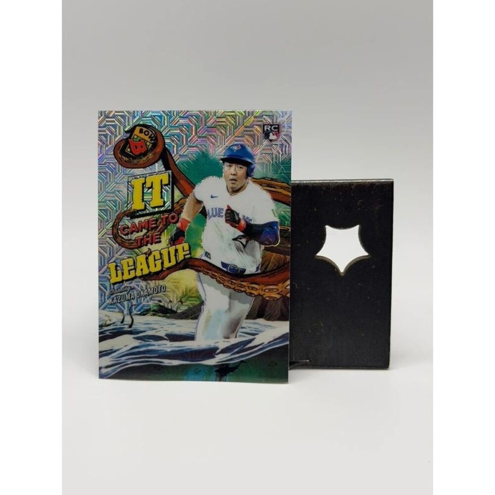 2026 Bowman Chrome Kazuma Okamoto #IT-9 It Came to the League Mojo Refractor RC